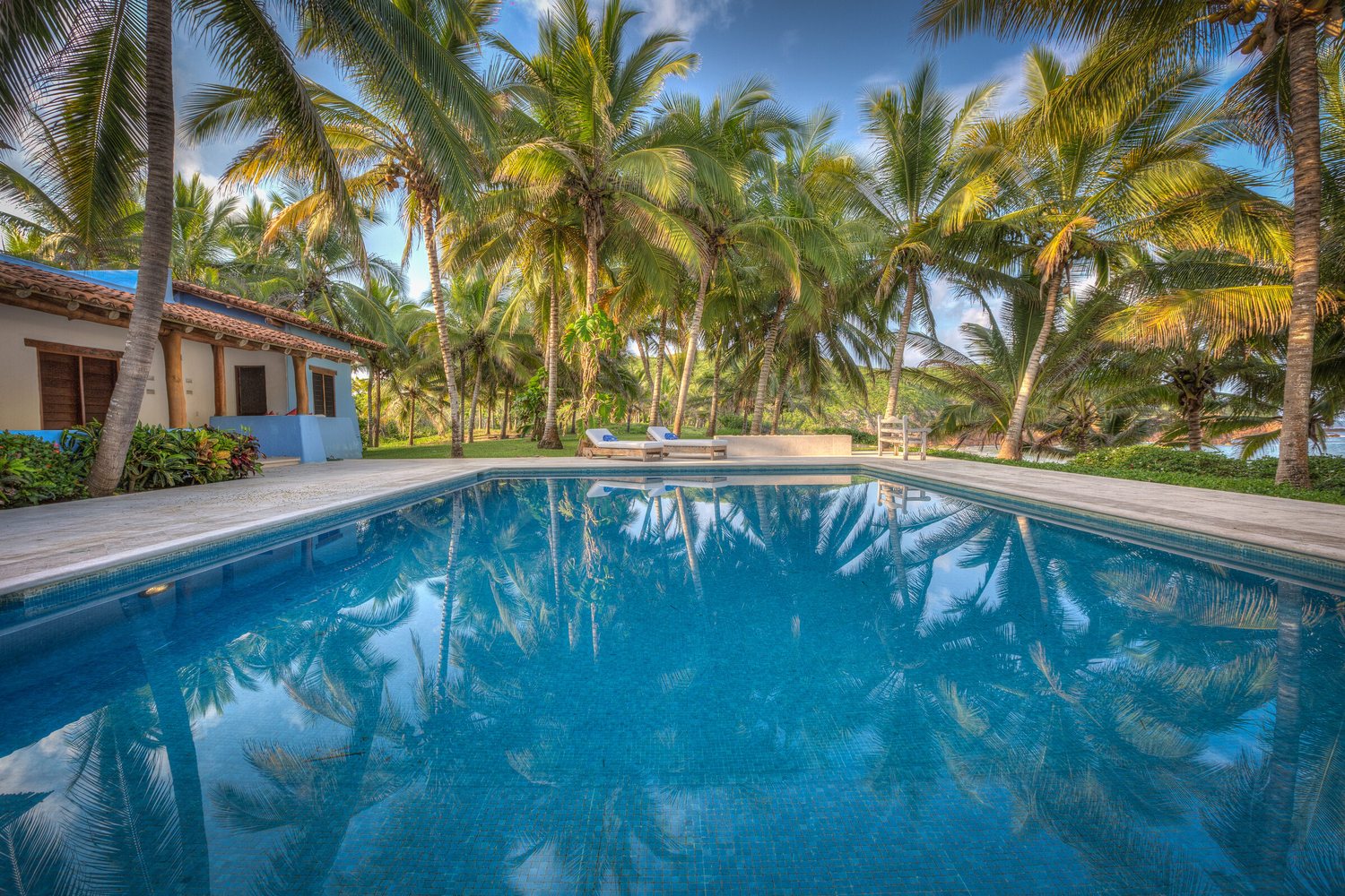 The swimming pool